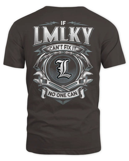 LMLKY AP81-K4-626 - Personalized Ahmed Quote Apparel “If Ahmed Can't Fix It, No One Can” - Unisex Standard T-Shirt - Dark Chocolate