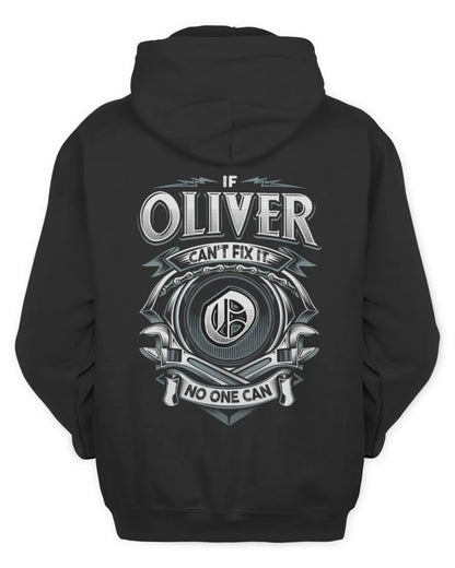 OLIVER AP81-K4-626 - Personalized Ahmed Quote Apparel “If Ahmed Can't Fix It, No One Can” - Unisex Hoodie - Black
