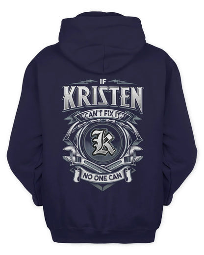 KRISTEN AP81-K4-626 - Personalized Ahmed Quote Apparel “If Ahmed Can't Fix It, No One Can” - Unisex Hoodie - Navy