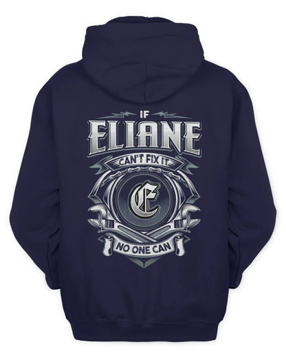 ELIANE AP81-K4-626 - Personalized Ahmed Quote Apparel “If Ahmed Can't Fix It, No One Can” - Unisex Hoodie - Navy