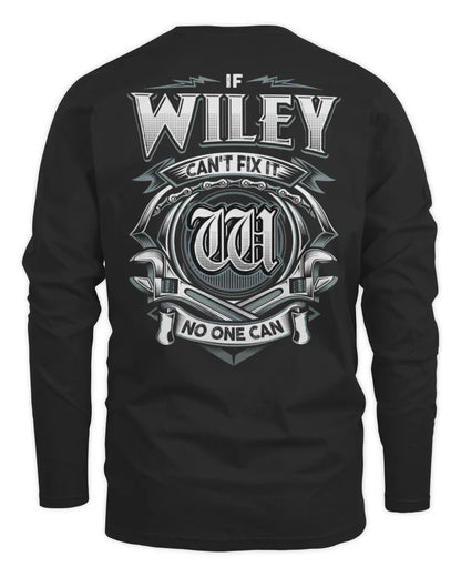 WILEY AP81-K4-626 - Personalized Ahmed Quote Apparel “If Ahmed Can't Fix It, No One Can” - Men's Long Sleeved T-Shirt - Black