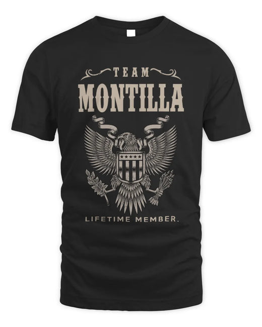 MONTILLA TP06-K82 – Personalized Classic Style Apparel “Team NAME Lifetime Member”