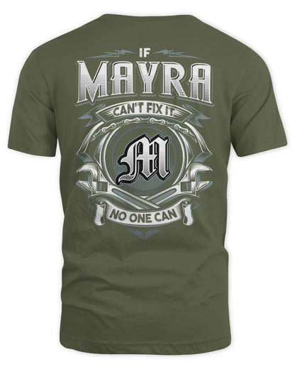 MAYRA AP81-K4-626 - Personalized Ahmed Quote Apparel “If Ahmed Can't Fix It, No One Can” - Unisex Standard T-Shirt - Military Green