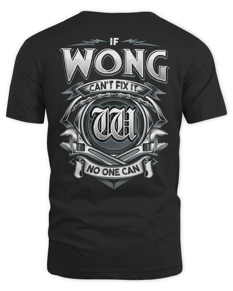 WONG AP81-K4-626 - Personalized Ahmed Quote Apparel “If Ahmed Can't Fix It, No One Can” - Unisex Standard T-Shirt - Black
