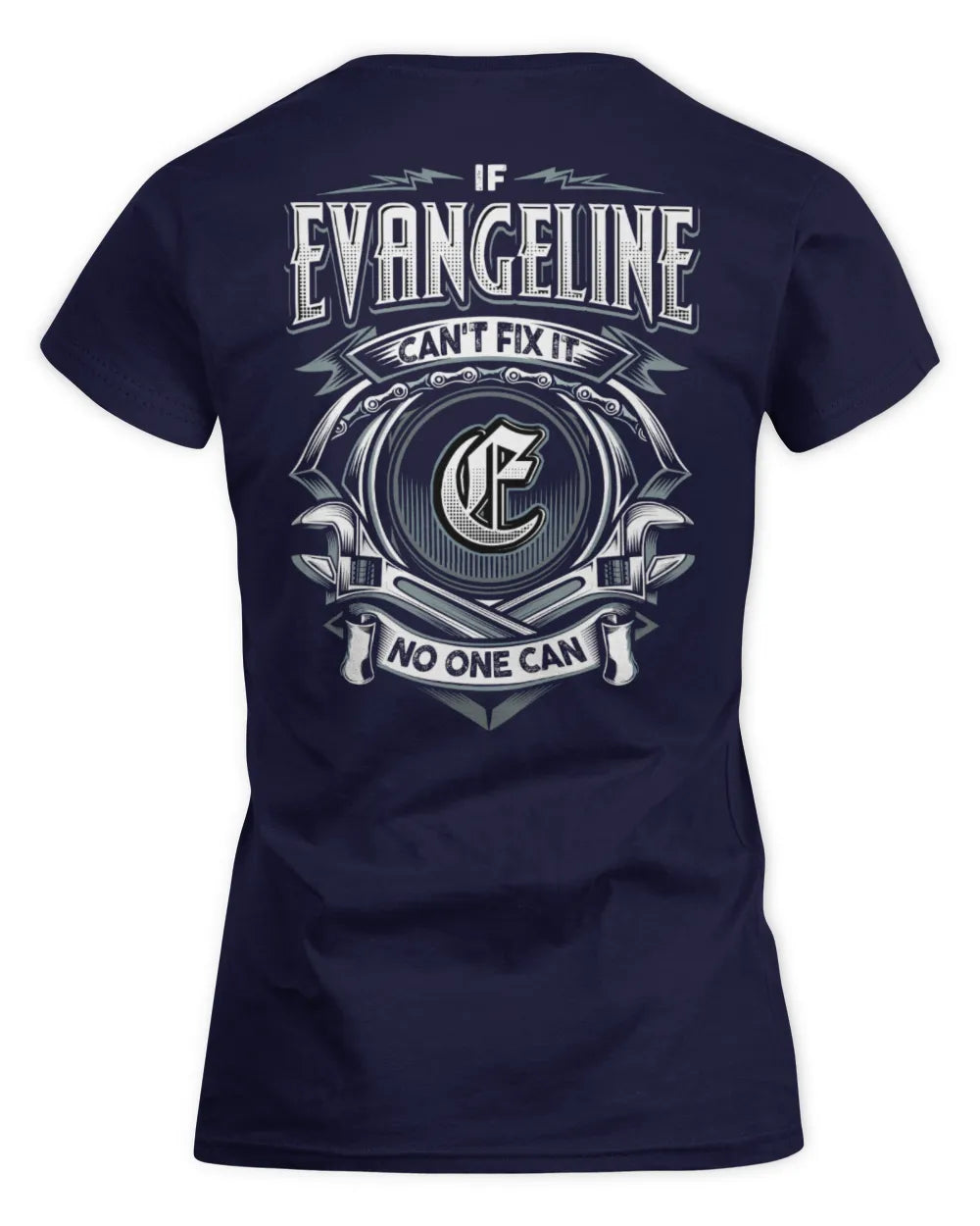 EVANGELINE AP81-K4-626 - Personalized Ahmed Quote Apparel “If Ahmed Can't Fix It, No One Can” - Women's Standard T-Shirt - Navy