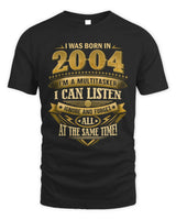2004 HH89-K2 – Funny Birth Year Multitasker Quote T-Shirt - Unisex Standard T-Shirt - Black