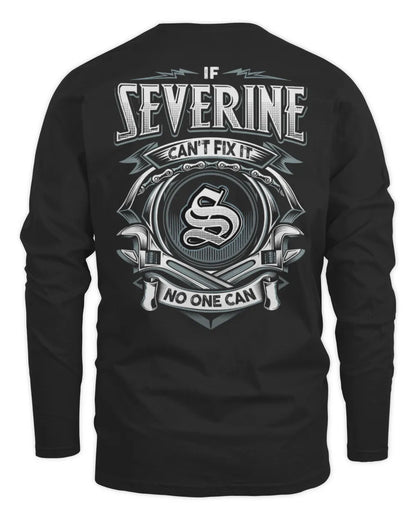 SEVERINE AP81-K4-626 - Personalized Ahmed Quote Apparel “If Ahmed Can't Fix It, No One Can” - Men's Long Sleeved T-Shirt - Black