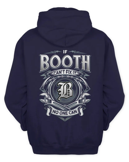 BOOTH AP81-K4-626 - Personalized Ahmed Quote Apparel “If Ahmed Can't Fix It, No One Can” - Unisex Hoodie - Navy