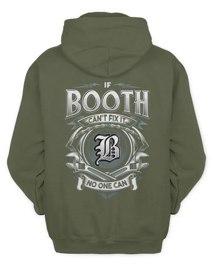 BOOTH AP81-K4-626 - Personalized Ahmed Quote Apparel “If Ahmed Can't Fix It, No One Can” - Unisex Hoodie - Military Green