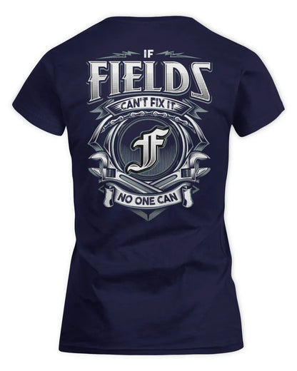 FIELDS AP81-K4-626 - Personalized Ahmed Quote Apparel “If Ahmed Can't Fix It, No One Can” - Women's Standard T-Shirt - Navy