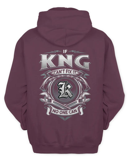 KNG AP81-K4-626 - Personalized Ahmed Quote Apparel “If Ahmed Can't Fix It, No One Can” - Unisex Hoodie - Maroon