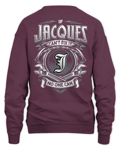 JACQUES AP81-K4-626 - Personalized Ahmed Quote Apparel “If Ahmed Can't Fix It, No One Can” - Unisex Sweatshirt - Maroon