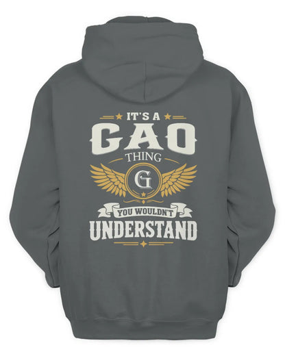 GAO KT06-M008 It’s a [NAME] Thing – You Wouldn’t Understand | Personalized Vintage T-Shirt - Unisex Hoodie - Charcoal