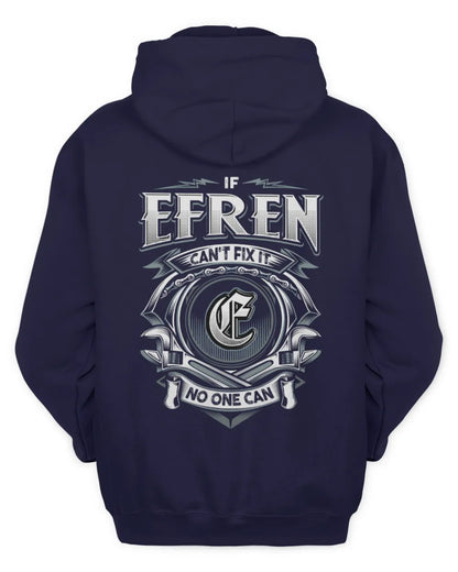 EFREN AP81-K4-626 - Personalized Ahmed Quote Apparel “If Ahmed Can't Fix It, No One Can” - Unisex Hoodie - Navy