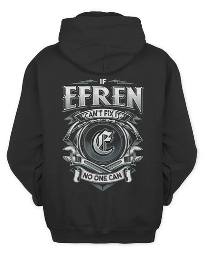 EFREN AP81-K4-626 - Personalized Ahmed Quote Apparel “If Ahmed Can't Fix It, No One Can” - Unisex Hoodie - Black