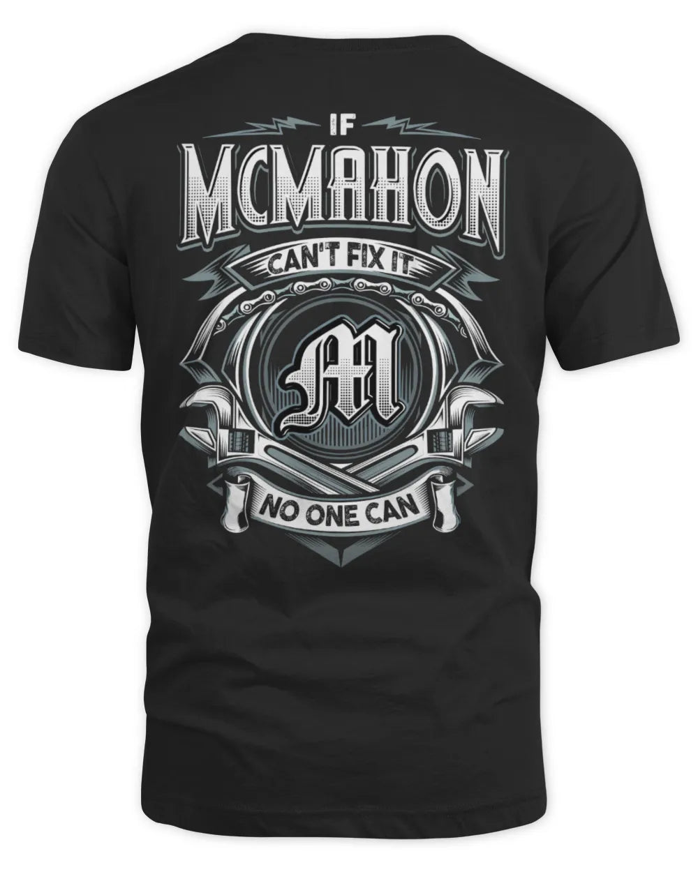 MCMAHON AP81-K4-626 - Personalized Ahmed Quote Apparel “If Ahmed Can't Fix It, No One Can” - Unisex Standard T-Shirt - Black