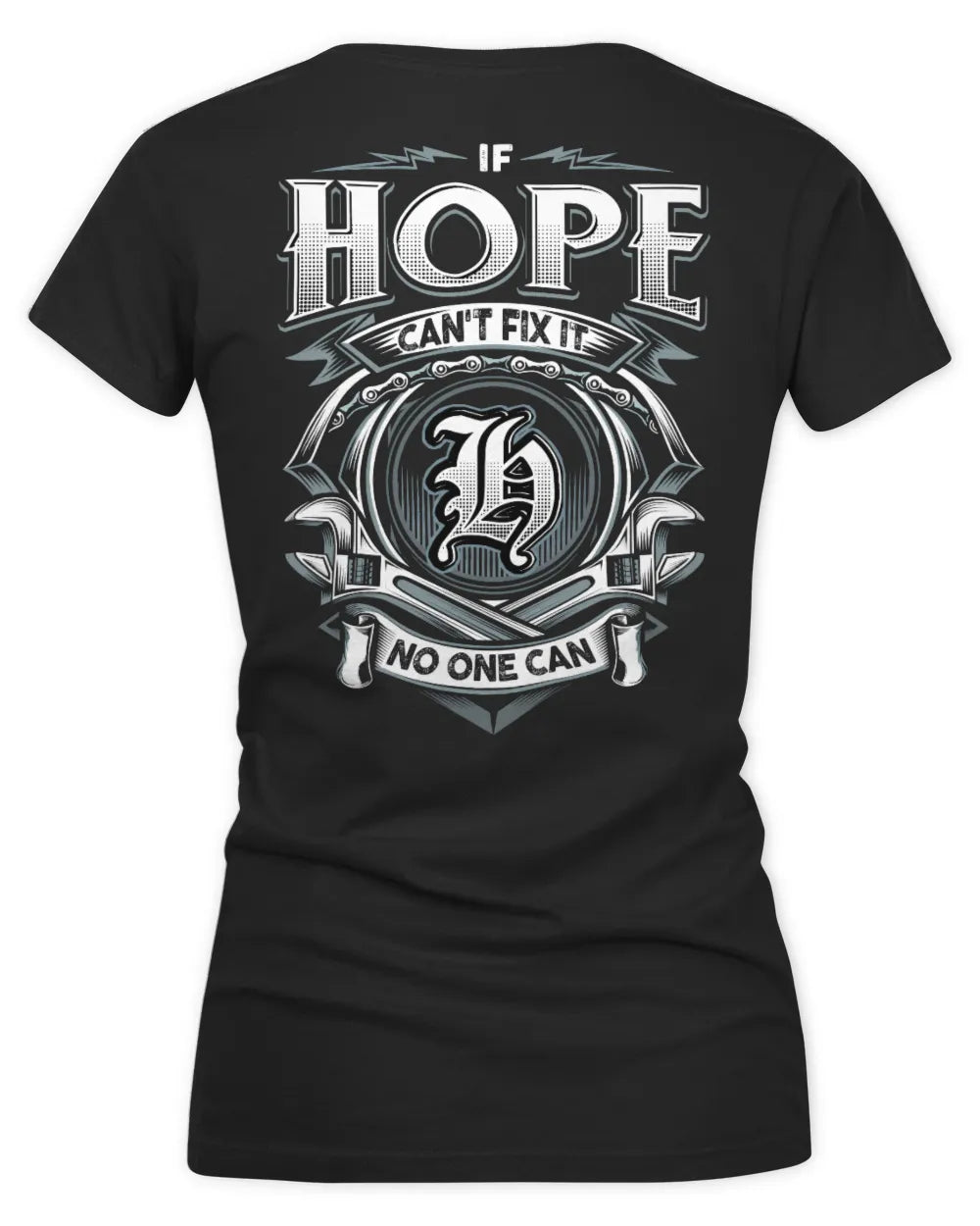 HOPE AP81-K4-626 - Personalized Ahmed Quote Apparel “If Ahmed Can't Fix It, No One Can” - Women's V-Neck T-Shirt - Black