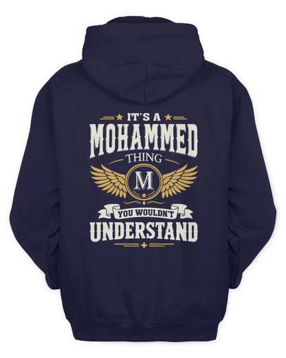MOHAMMED KT06-M008 It’s a [NAME] Thing – You Wouldn’t Understand | Personalized Vintage T-Shirt - Unisex Hoodie - Navy