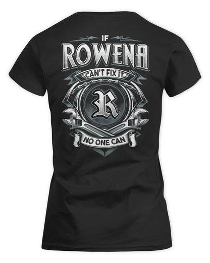ROWENA AP81-K4-626 - Personalized Ahmed Quote Apparel “If Ahmed Can't Fix It, No One Can” - Women's Standard T-Shirt - Black