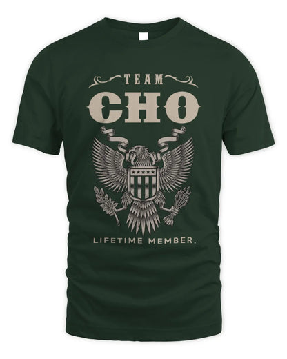 CHO TP06-K82 – Personalized Classic Style Apparel “Team NAME Lifetime Member” - Unisex Standard T-Shirt - Forest Green