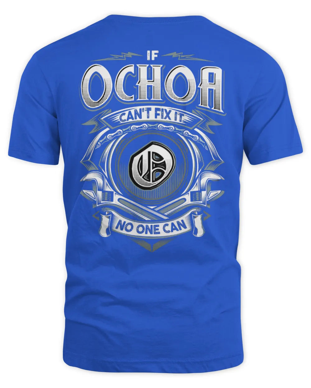 OCHOA AP81-K4-626 - Personalized Ahmed Quote Apparel “If Ahmed Can't Fix It, No One Can” - Unisex Standard T-Shirt - Royal