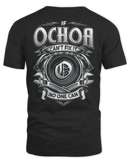 OCHOA AP81-K4-626 - Personalized Ahmed Quote Apparel “If Ahmed Can't Fix It, No One Can” - Unisex Standard T-Shirt - Black