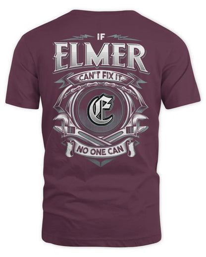 ELMER AP81-K4-626 - Personalized Ahmed Quote Apparel “If Ahmed Can't Fix It, No One Can” - Unisex Standard T-Shirt - Maroon