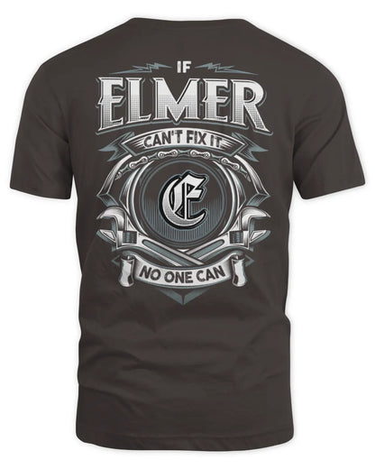ELMER AP81-K4-626 - Personalized Ahmed Quote Apparel “If Ahmed Can't Fix It, No One Can” - Unisex Standard T-Shirt - Dark Chocolate