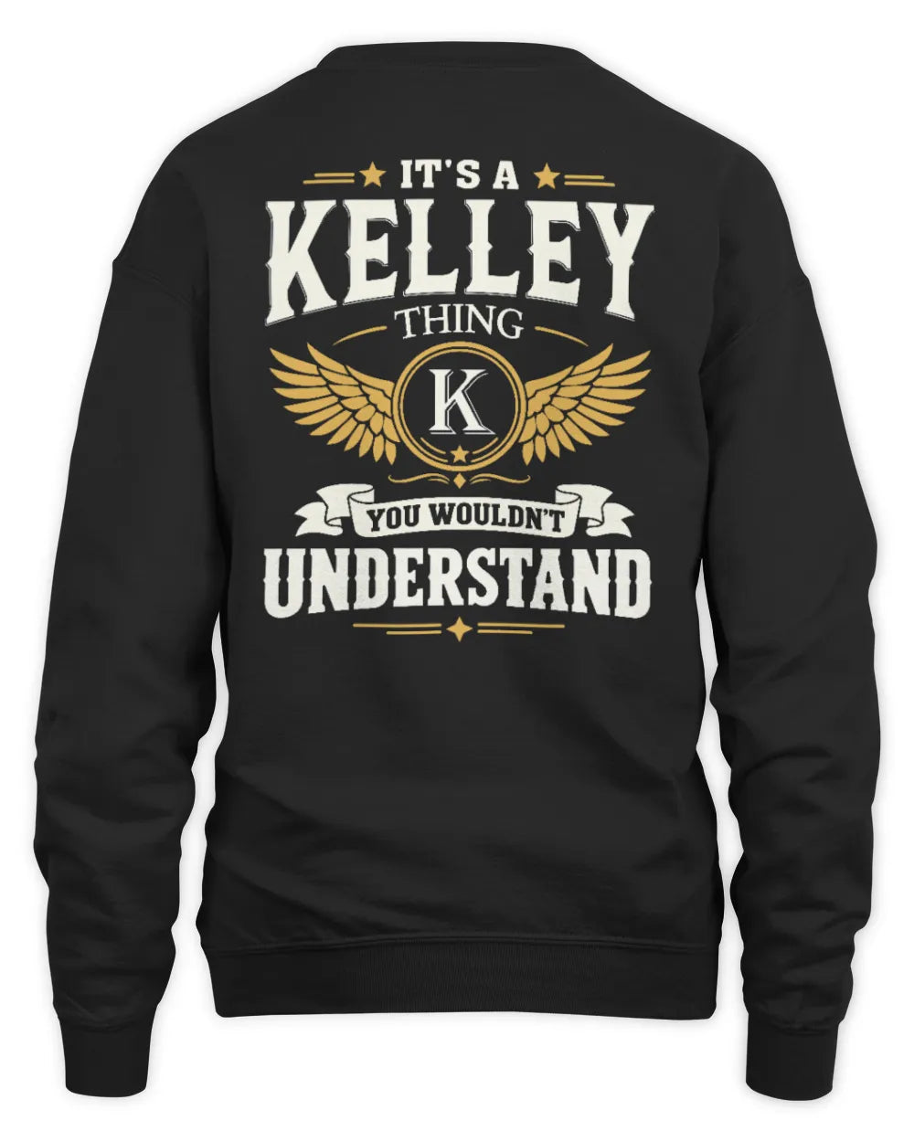 KELLEY KT06-M008 It’s a [NAME] Thing – You Wouldn’t Understand | Personalized Vintage T-Shirt - Unisex Sweatshirt - Black