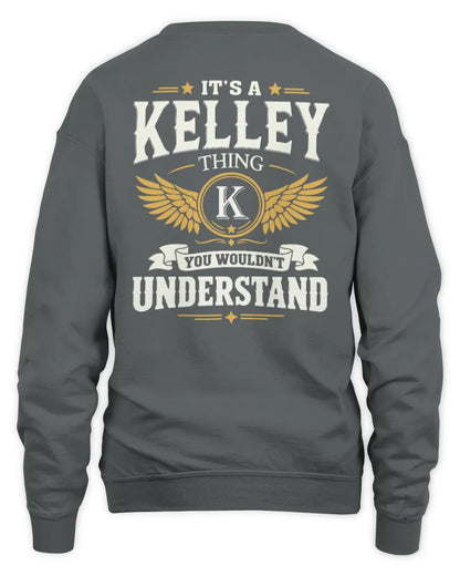 KELLEY KT06-M008 It’s a [NAME] Thing – You Wouldn’t Understand | Personalized Vintage T-Shirt - Unisex Sweatshirt - Charcoal