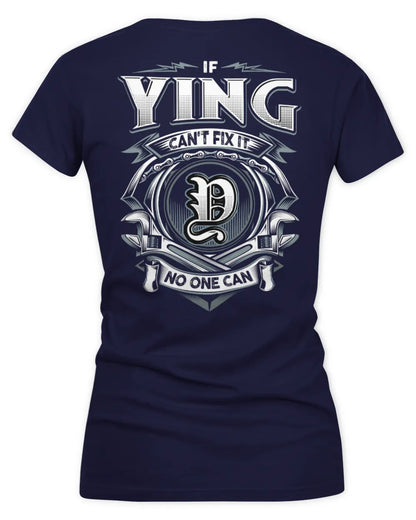 YING AP81-K4-626 - Personalized Ahmed Quote Apparel “If Ahmed Can't Fix It, No One Can” - Women's V-Neck T-Shirt - Navy