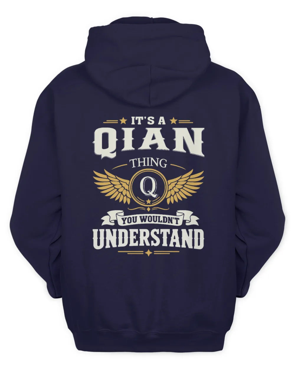 QIAN KT06-M008 It’s a [NAME] Thing – You Wouldn’t Understand | Personalized Vintage T-Shirt - Unisex Hoodie - Navy