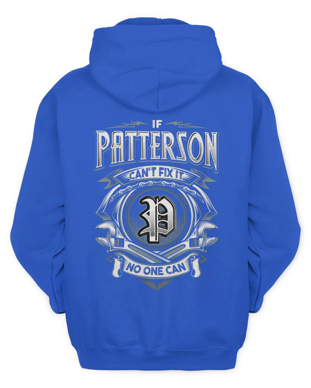 PATTERSON AP81-K4-626 - Personalized Ahmed Quote Apparel “If Ahmed Can't Fix It, No One Can” - Unisex Hoodie - Royal