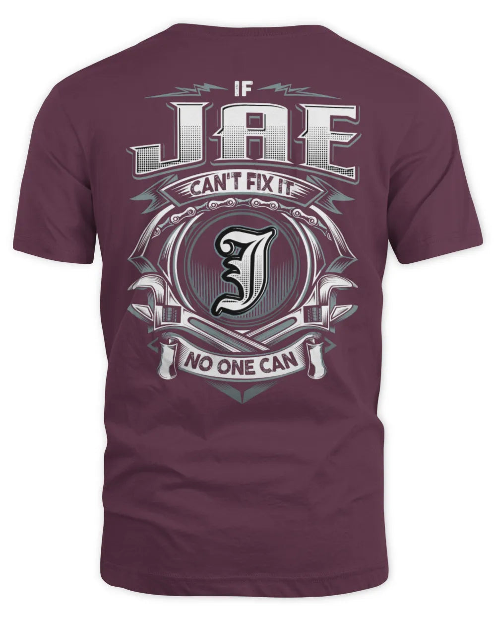 JAE AP81-K4-626 - Personalized Ahmed Quote Apparel “If Ahmed Can't Fix It, No One Can” - Unisex Standard T-Shirt - Maroon