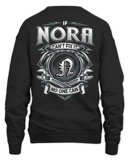 NORA AP81-K4-626 - Personalized Ahmed Quote Apparel “If Ahmed Can't Fix It, No One Can” - Unisex Sweatshirt - Black