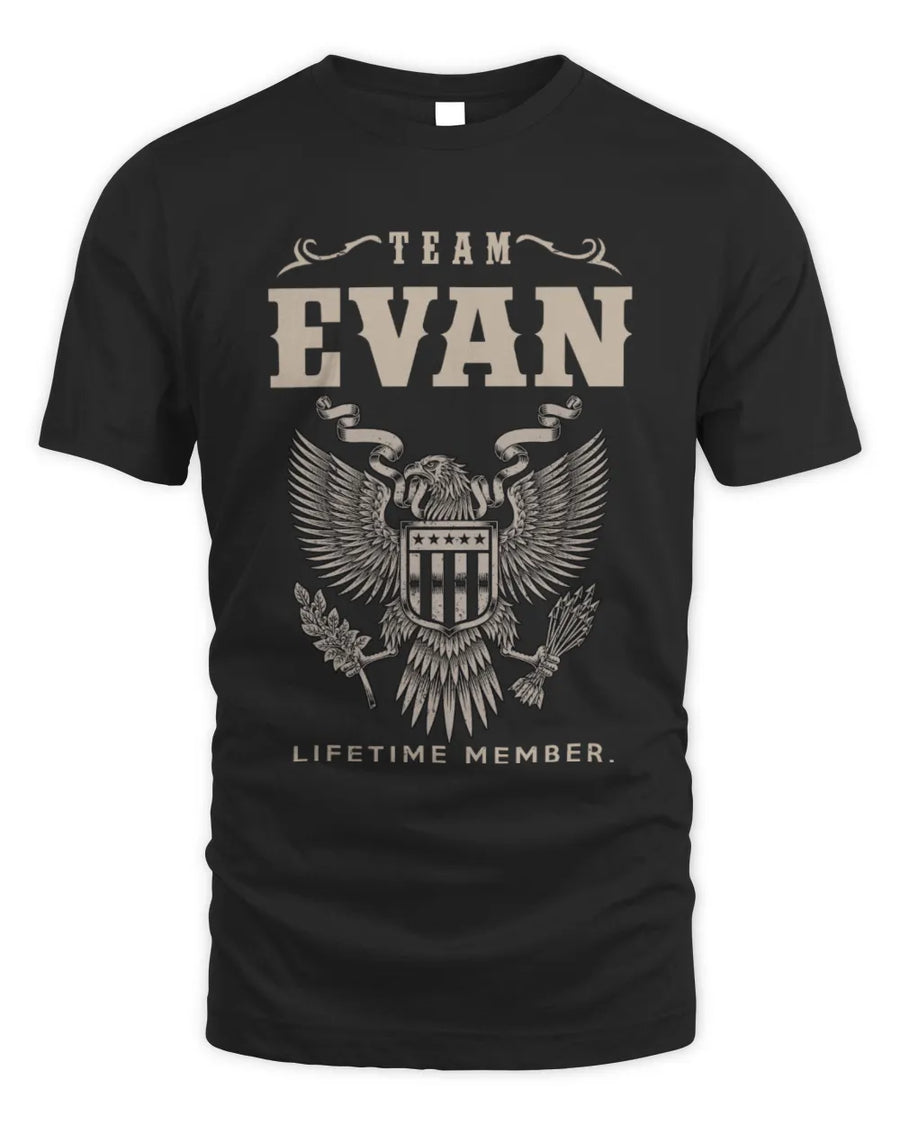 EVAN TP06-K82 – Personalized Classic Style Apparel “Team NAME Lifetime Member”