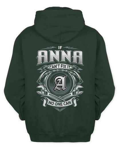 ANNA AP81-K4-626 - Personalized Ahmed Quote Apparel “If Ahmed Can't Fix It, No One Can” - Unisex Hoodie - Forest Green