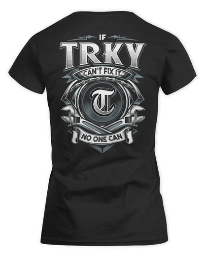 TRKY AP81-K4-626 - Personalized Ahmed Quote Apparel “If Ahmed Can't Fix It, No One Can” - Women's Standard T-Shirt - Black