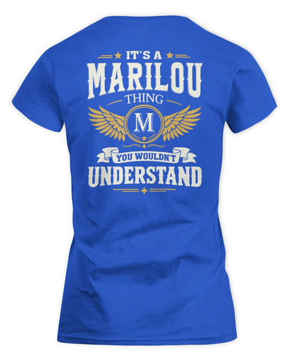 MARILOU KT06-M008 It’s a [NAME] Thing – You Wouldn’t Understand | Personalized Vintage T-Shirt - Women's Standard T-Shirt - Royal