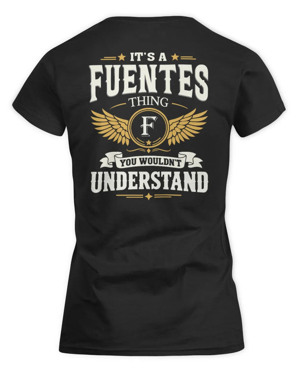 FUENTES KT06-M008 It’s a [NAME] Thing – You Wouldn’t Understand | Personalized Vintage T-Shirt - Women's Standard T-Shirt - Black
