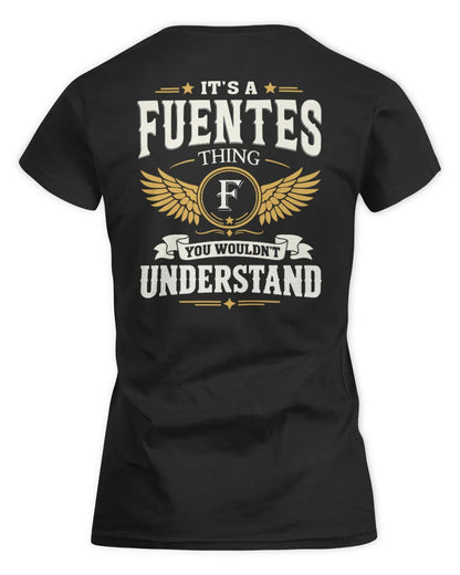 FUENTES KT06-M008 It’s a [NAME] Thing – You Wouldn’t Understand | Personalized Vintage T-Shirt - Women's Standard T-Shirt - Black