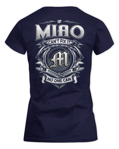 MIAO AP81-K4-626 - Personalized Ahmed Quote Apparel “If Ahmed Can't Fix It, No One Can” - Women's Standard T-Shirt - Navy