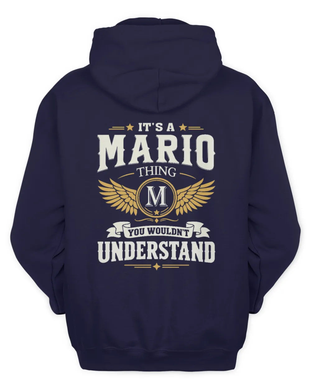 MARIO KT06-M008 It’s a [NAME] Thing – You Wouldn’t Understand | Personalized Vintage T-Shirt - Unisex Hoodie - Navy