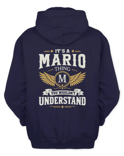 MARIO KT06-M008 It’s a [NAME] Thing – You Wouldn’t Understand | Personalized Vintage T-Shirt - Unisex Hoodie - Navy