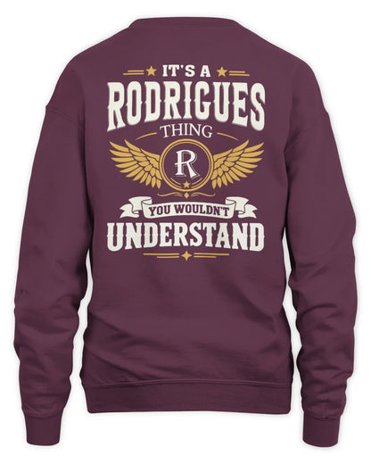 RODRIGUES KT06-M008 It’s a [NAME] Thing – You Wouldn’t Understand | Personalized Vintage T-Shirt - Unisex Sweatshirt - Maroon