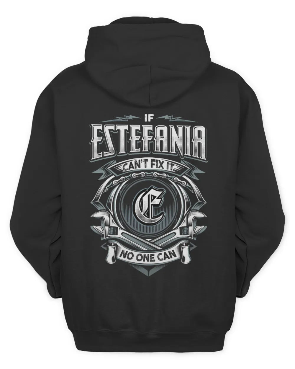 ESTEFANIA AP81-K4-626 - Personalized Ahmed Quote Apparel “If Ahmed Can't Fix It, No One Can” - Unisex Hoodie - Black