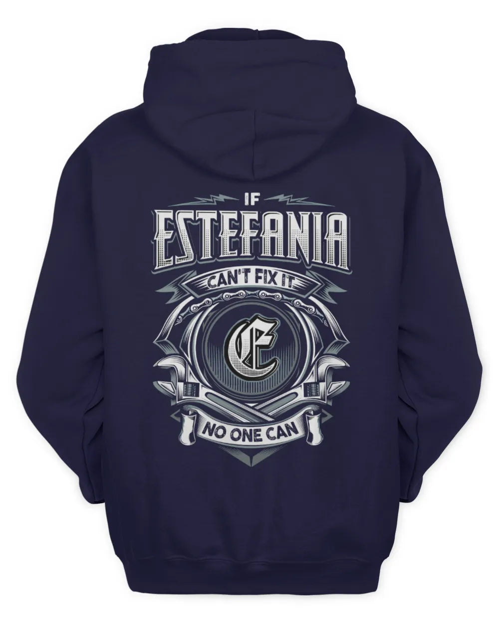 ESTEFANIA AP81-K4-626 - Personalized Ahmed Quote Apparel “If Ahmed Can't Fix It, No One Can” - Unisex Hoodie - Navy