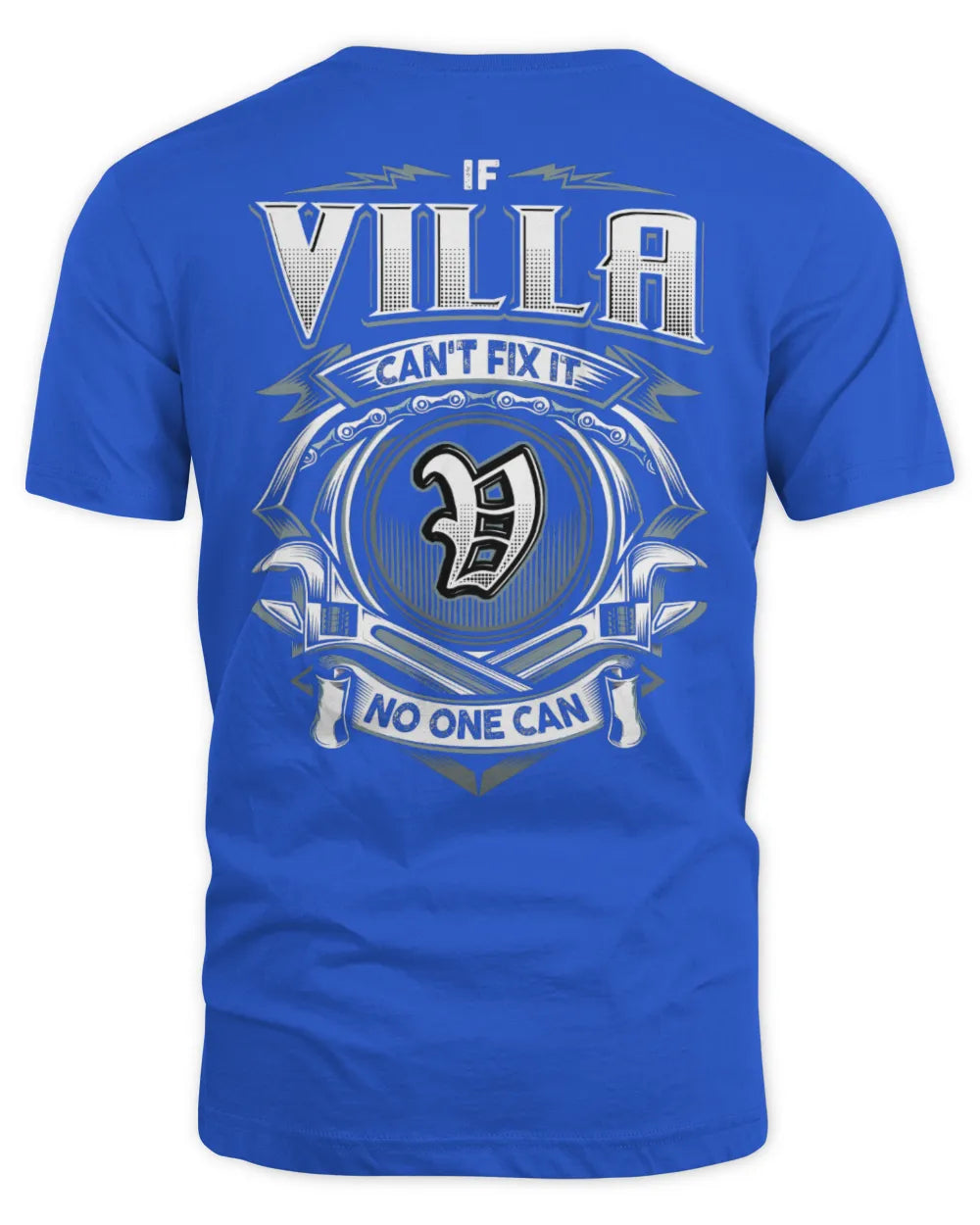 VILLA AP81-K4-626 - Personalized Ahmed Quote Apparel “If Ahmed Can't Fix It, No One Can” - Unisex Standard T-Shirt - Royal