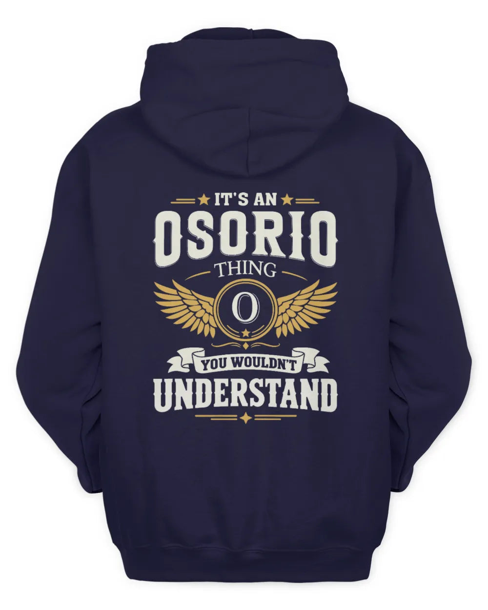 OSORIO KT06-M008 It’s a [NAME] Thing – You Wouldn’t Understand | Personalized Vintage T-Shirt - Unisex Hoodie - Navy