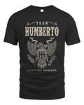 HUMBERTO TP06-K82 – Personalized Classic Style Apparel “Team NAME Lifetime Member” - Unisex Standard T-Shirt - Black